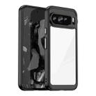 For Google Pixel 9 Pro Colorful Series Acrylic Hybrid TPU Phone Case(Black) - 1