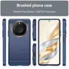 For Honor X60 Carbon Fiber Brushed Texture TPU Phone Case(Blue) - 2