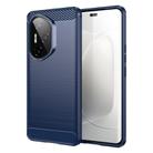 For Honor 300 Pro Carbon Fiber Brushed Texture TPU Phone Case(Blue) - 1