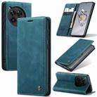 For OnePlus 12 CaseMe 013 Retro Frosted Flip Leather Phone Case(Blue) - 1