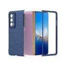 For Honor Magic Vs2 PC Frosted Texture Diamond Paint Shockproof Phone Case(Dark Blue) - 1