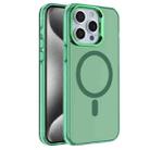 For iPhone 15 Pro Max Electroplated IMD Magsafe PC Hybrid TPU Phone Case(Green) - 1