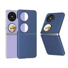 For Huawei Pocket 2 PC Frosted Texture Diamond Paint Shockproof Phone Case(Dark Blue) - 1