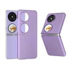 For Huawei Pocket 2 PC Frosted Texture Diamond Paint Shockproof Phone Case(Purple) - 1