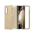 For Samsung Galaxy Z Fold6 5G PC Frosted Texture Diamond Paint Shockproof Phone Case(Gold) - 1