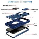 For Samsung Galaxy A54 5G Sliding Camshield TPU + PC Phone Case with Holder(Navy Blue) - 2