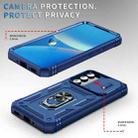 For Samsung Galaxy A54 5G Sliding Camshield TPU + PC Phone Case with Holder(Navy Blue) - 3