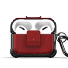 For AirPods Pro 2 DUX DUCIS PECG Series Earbuds Box Protective Case(Red) - 1