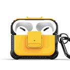 For AirPods Pro 2 DUX DUCIS PECG Series Earbuds Box Protective Case(Yellow) - 1