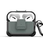 For AirPods Pro DUX DUCIS PECG Series Earbuds Box Protective Case(Green) - 1