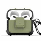 For AirPods 3 DUX DUCIS PECG Series Earbuds Box Protective Case(Army Green) - 1