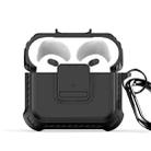 For AirPods 3 DUX DUCIS PECG Series Earbuds Box Protective Case(Black) - 1