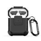 For AirPods 2 / 1 DUX DUCIS PECG Series Earbuds Box Protective Case(Black) - 1
