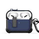 For AirPods Pro 2 DUX DUCIS PECI Series Earbuds Box Protective Case(Blue) - 1