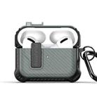 For AirPods Pro DUX DUCIS PECI Series Earbuds Box Protective Case(Green) - 1