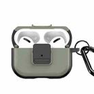 For AirPods Pro 2 DUX DUCIS PECJ Series Earbuds Box Protective Case(Army Green) - 1