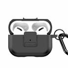 For AirPods Pro 2 DUX DUCIS PECJ Series Earbuds Box Protective Case(Black) - 1