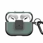 For AirPods Pro 2 DUX DUCIS PECJ Series Earbuds Box Protective Case(Blackish Green) - 1