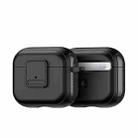 For AirPods 3 DUX DUCIS PECJ Series Earbuds Box Protective Case(Black) - 2