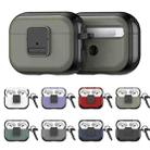 For AirPods 3 DUX DUCIS PECJ Series Earbuds Box Protective Case(Black) - 3
