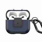 For AirPods 3 DUX DUCIS PECJ Series Earbuds Box Protective Case(Dark Blue) - 1