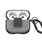 For AirPods 3 DUX DUCIS PECJ Series Earbuds Box Protective Case(Grey) - 1