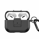 For AirPods Pro DUX DUCIS PECJ Series Earbuds Box Protective Case(Black) - 1