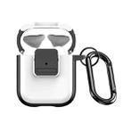 For AirPods 2 / 1 DUX DUCIS PECJ Series Earbuds Box Protective Case(White) - 1
