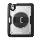 For iPad mini 2024 / mini 6 Honeycomb Hand Grip Turntable Stand Tablet Case(Transparent) - 2