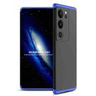 For vivo V29 Pro GKK Three Stage Splicing Full Coverage PC Phone Case(Black Blue) - 1