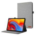 For Lenovo Tab Plus 11.5 Fabric Leather Tablet Case(Grey) - 1