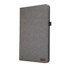 For Lenovo Xiaoxin Pad Pro 12.7 2025 Fabric Leather Tablet Case(Grey) - 2