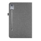 For Lenovo Xiaoxin Pad Pro 12.7 2025 Fabric Leather Tablet Case(Grey) - 3