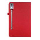 For Lenovo Xiaoxin Pad Pro 12.7 2025 Fabric Leather Tablet Case(Red) - 3