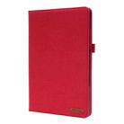 For Lenovo ZhaoYang K10C 2025 Fabric Leather Tablet Case(Red) - 2