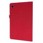 For Lenovo ZhaoYang K10C 2025 Fabric Leather Tablet Case(Red) - 3