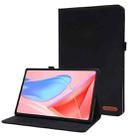 For Lenovo ZhaoYang K10C 2025 Fabric Leather Tablet Case(Black) - 1