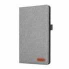 For Lenovo Legion Y700 Gen 4 2025 Fabric Texture Horizontal Flip Leather Tablet Case(Grey) - 2