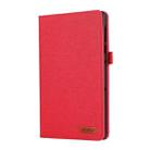 For Lenovo Legion Y700 Gen 4 2025 Fabric Texture Horizontal Flip Leather Tablet Case(Red) - 2