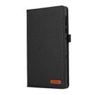 For Lenovo Legion Y700 Gen 4 2025 Fabric Texture Horizontal Flip Leather Tablet Case(Black) - 2