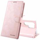 For Samsung Galaxy S24 Ultra 5G GOOSPERY BLUE MOON Crazy Horse Texture Leather Phone Case(Rose Gold) - 1