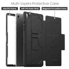 For Samsung Galaxy Tab A9+ Notebook Magnetic Leather Tablet Case(Black) - 3