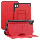 For Samsung Galaxy Tab A9 Notebook Magnetic Leather Tablet Case(Red) - 1