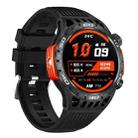 HT22 1.46 inch Smart Sport Watch, Support Bluetooth Call / Sleep / Heart Rate / Blood Pressure Health Monitor(Black) - 2