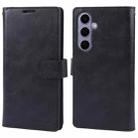 For Samsung Galaxy S24+ 5G GOOSPERY MANSOOR DIARY 9 Card Slots Leather Phone Case(Black) - 1