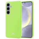 For Samsung Galaxy S24+ 5G GOOSPERY PEARL JELLY Shockproof TPU Phone Case(Fluorescent Green) - 1