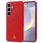 For Samsung Galaxy S24 5G GOOSPERY PEARL JELLY Shockproof TPU Phone Case(Red) - 1