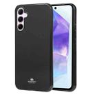 For Samsung Galaxy A55 GOOSPERY PEARL JELLY Shockproof TPU Phone Case(Black) - 1