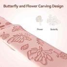 For Apple Watch Series 5 40mm Butterfly Flower Embossed Silicone Watch Band(Retro Rose) - 4