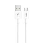 TOTU CB-1-M 12W USB to Micro USB Data Cable, Length: 1m(White) - 1